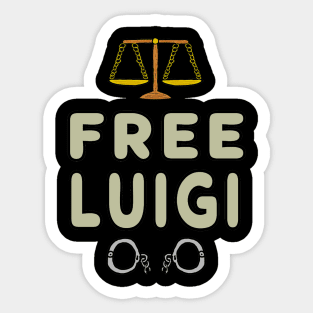 Free Luigi Sticker